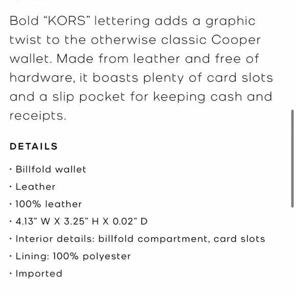 New Michael Kors Wallet - Picture 4 of 8